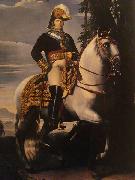 Vicente Lopez y Portana Equestrian portrait of Ferdinand VII of Spain oil